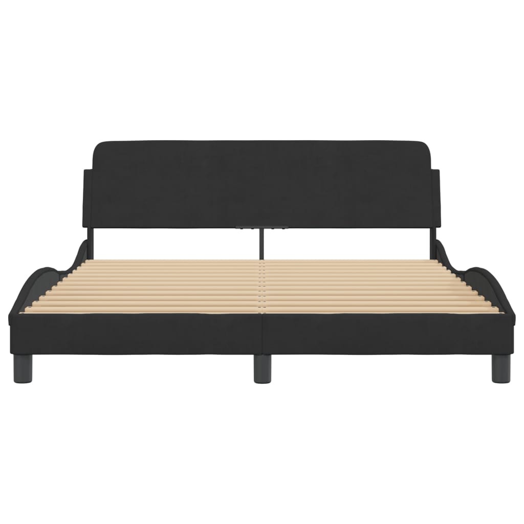 Bed Frame "Dover" Queen Velvet