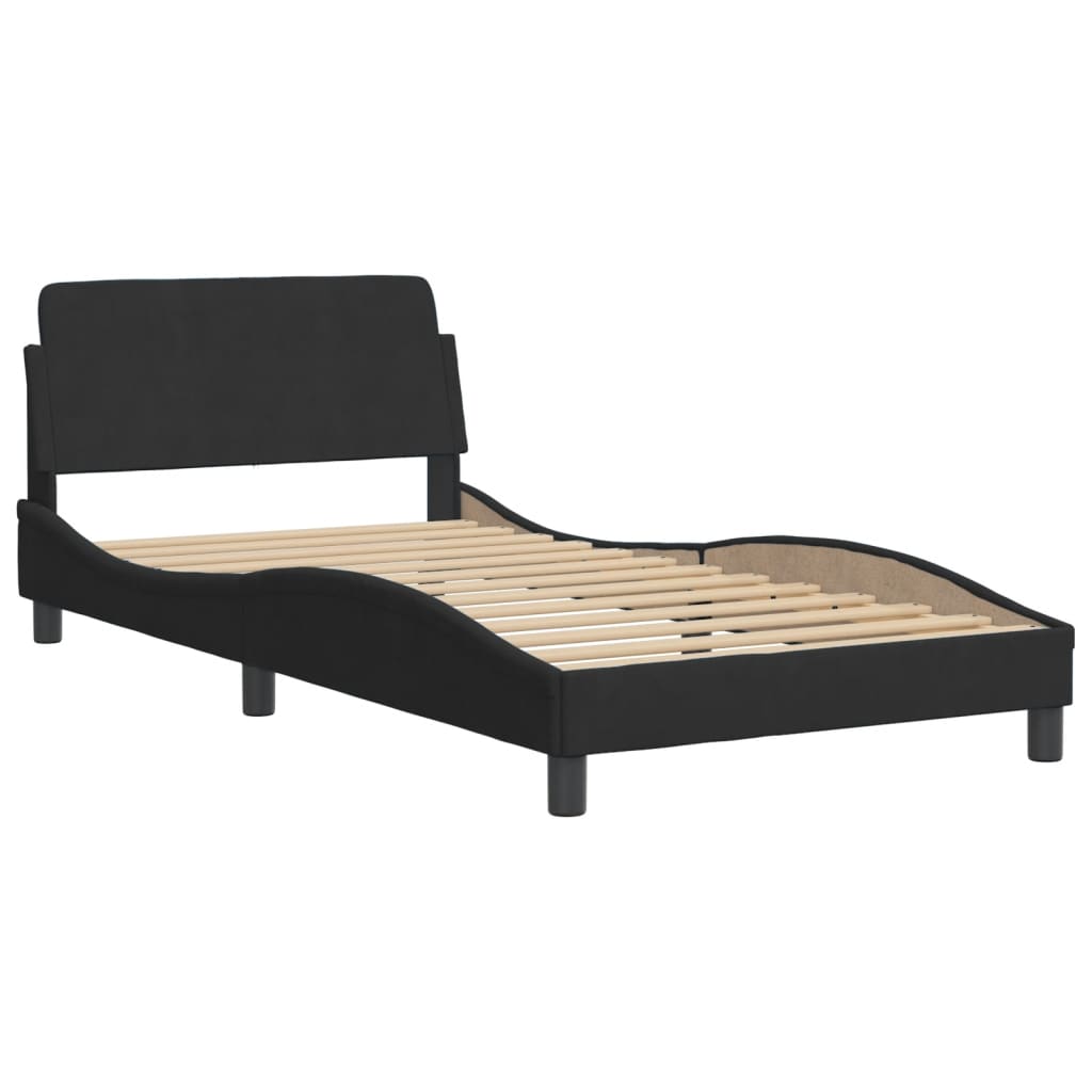 Bed Frame "Dover" King Single Velvet