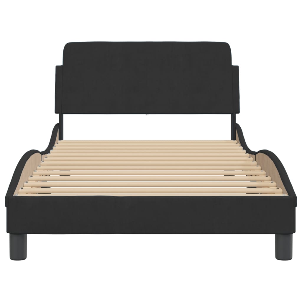Bed Frame "Dover" King Single Velvet