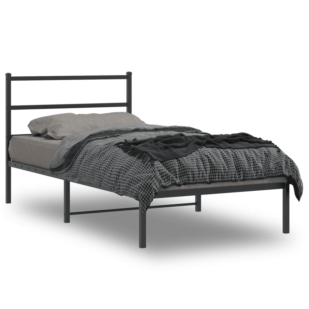 Metal Bed Frame Without Mattress