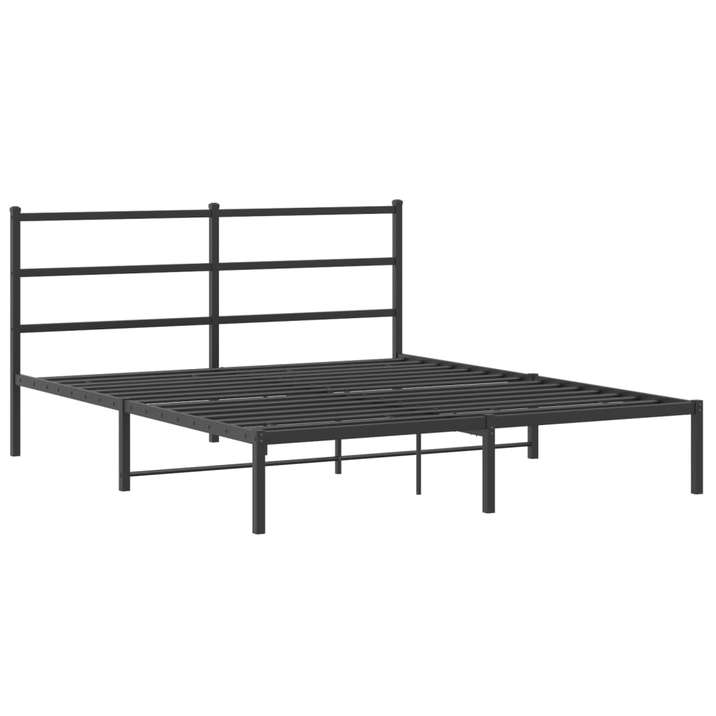 Metal Bed Frame Without Mattress