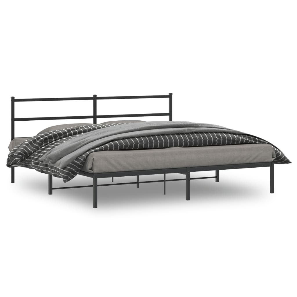 Metal Bed Frame Without Mattress