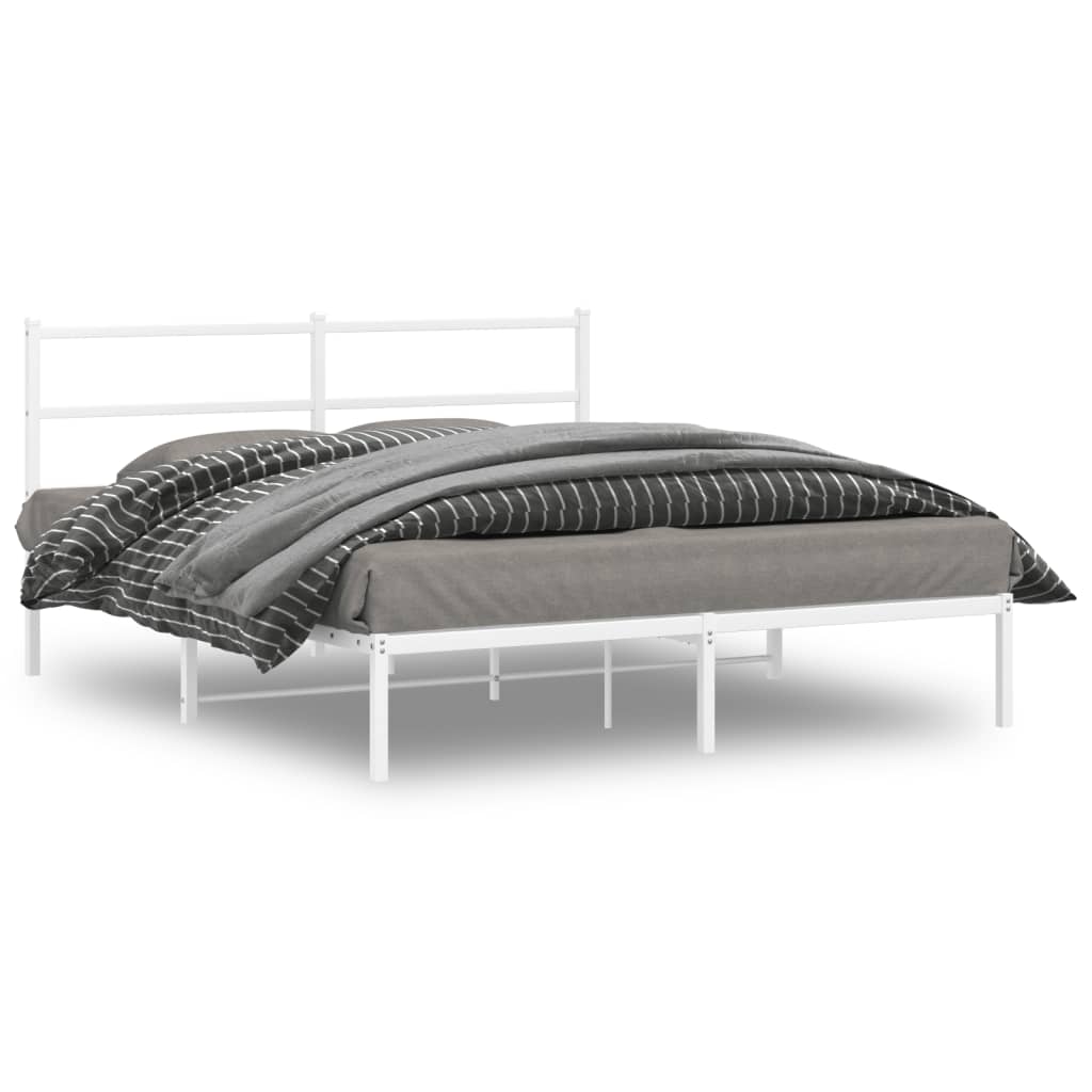 Metal Bed Frame Without Mattress