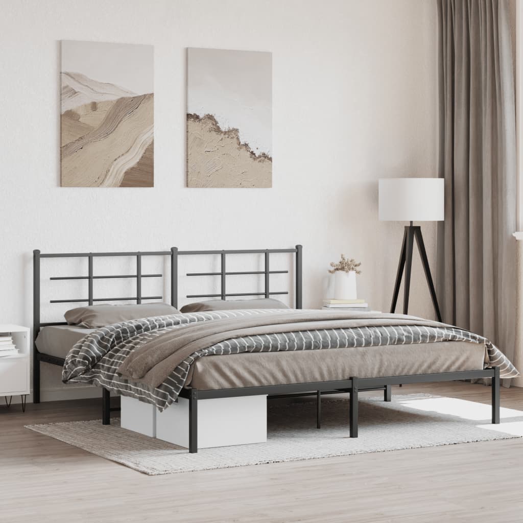 Metal Bed Frame Without Mattress