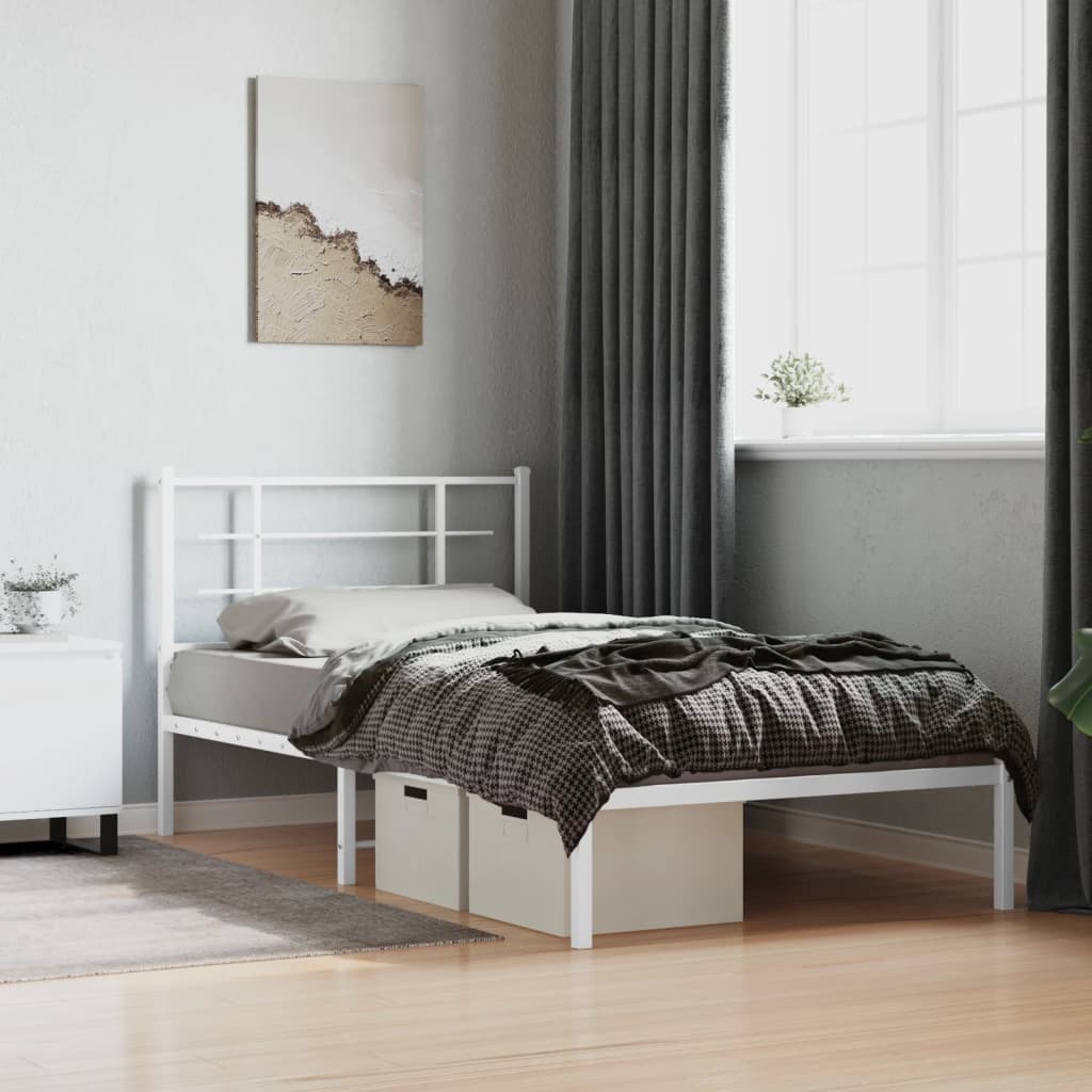 Metal Bed Frame Without Mattress