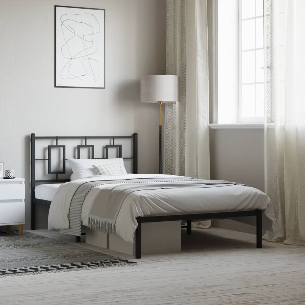 Metal Bed Frame Without Mattress
