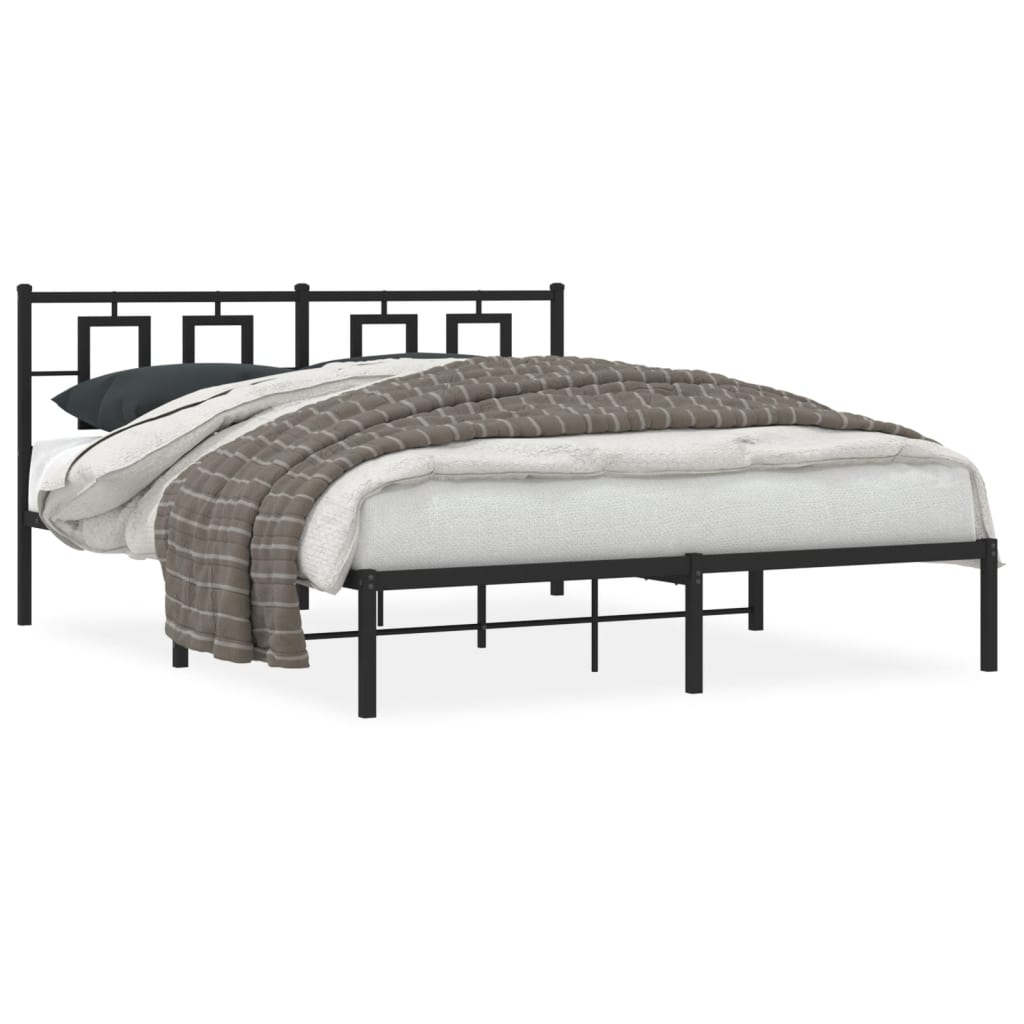 Metal Bed Frame Without Mattress