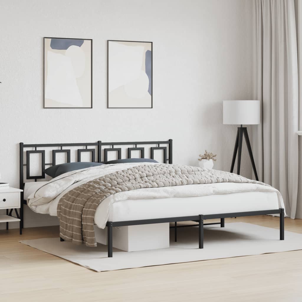 Metal Bed Frame Without Mattress