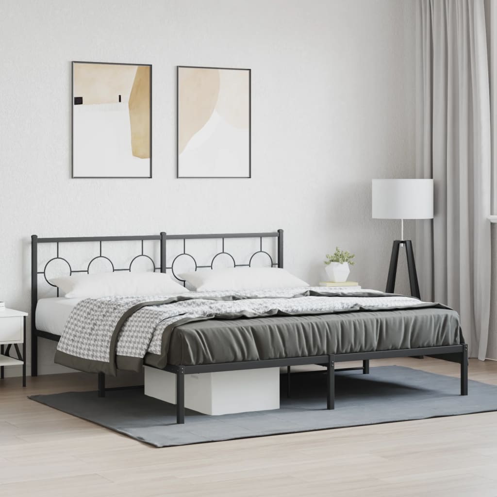 Metal Bed Frame Without Mattress