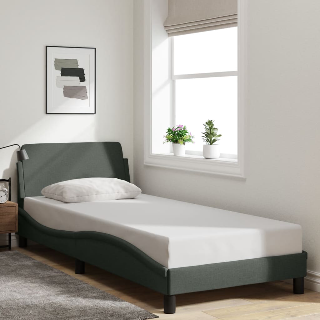 Bed Frame "Dover" King Single Fabric