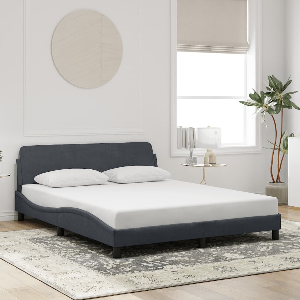 Bed Frame "Dover" King Single Velvet