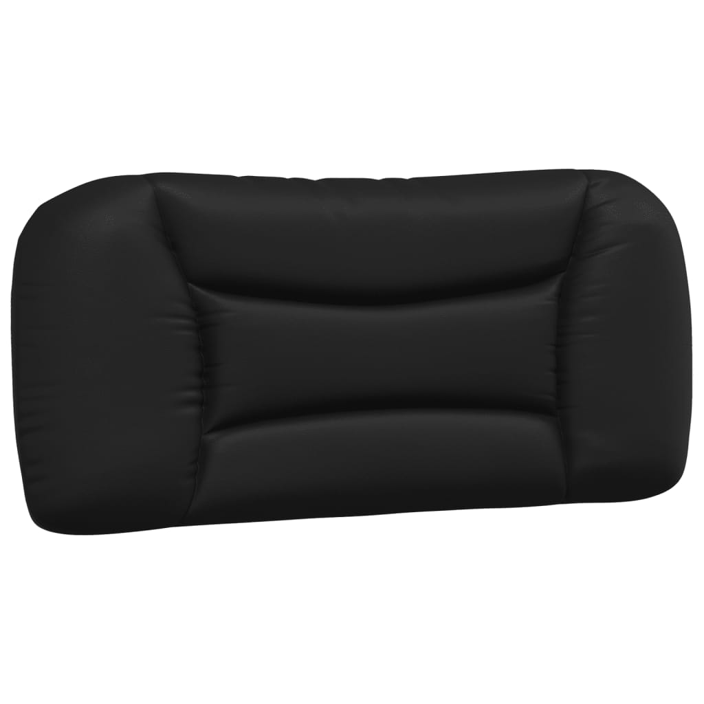 Headboard Cushion "Hvar" Black Faux Leather