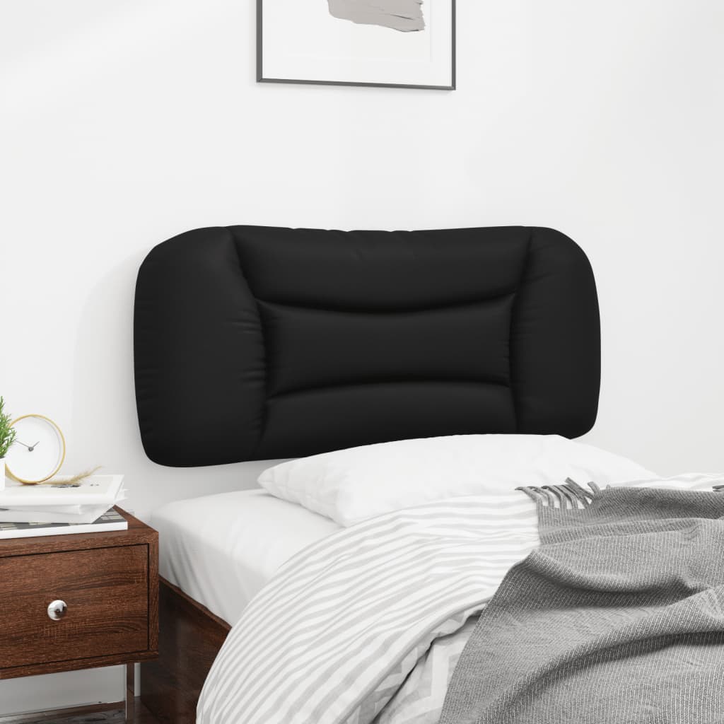 Headboard Cushion "Hvar" Black Faux Leather