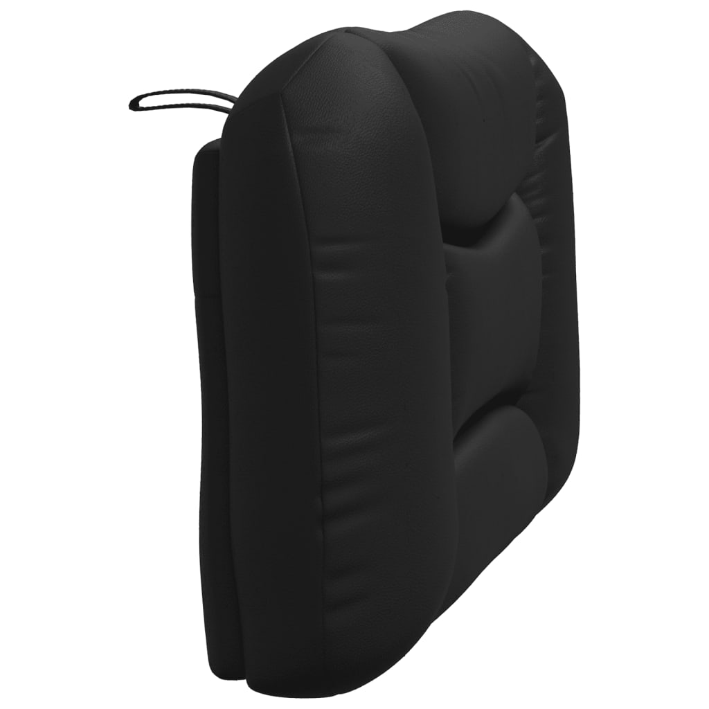 Headboard Cushion "Hvar" Black Faux Leather