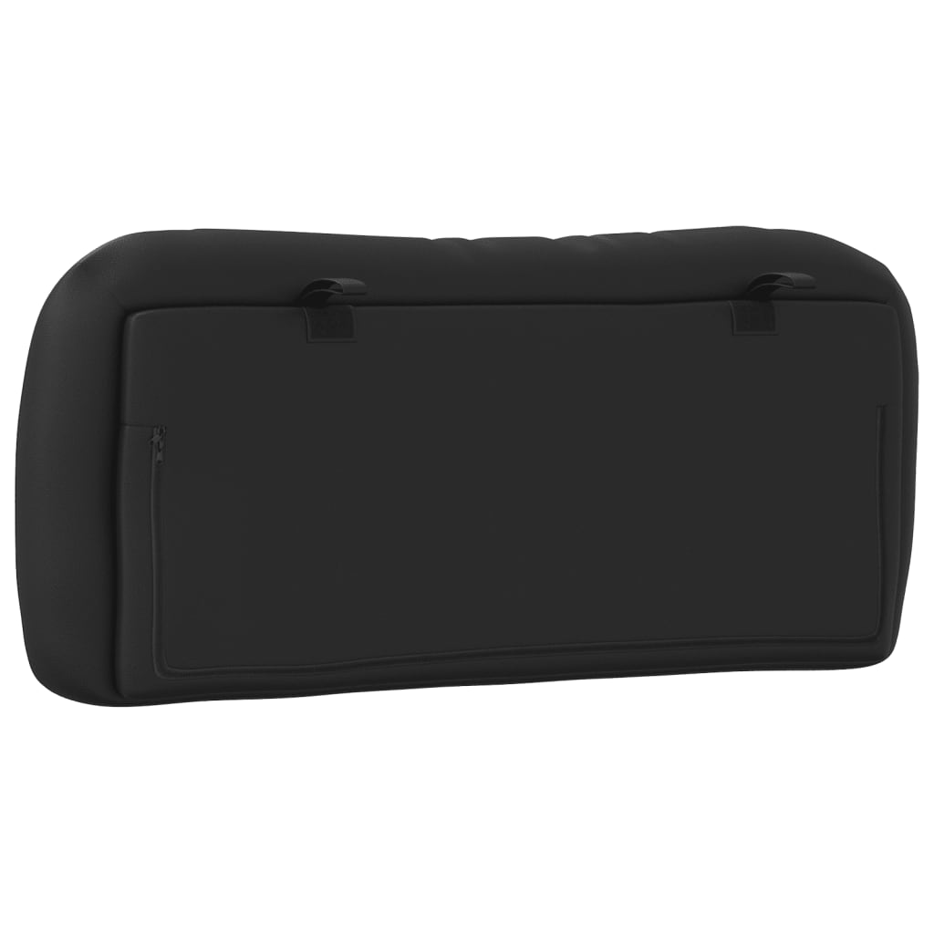 Headboard Cushion "Hvar" Black Faux Leather