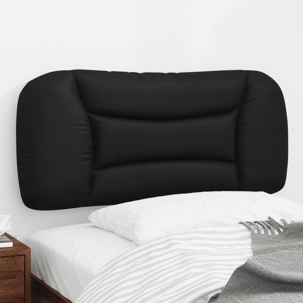 Headboard Cushion "Hvar" Black Faux Leather