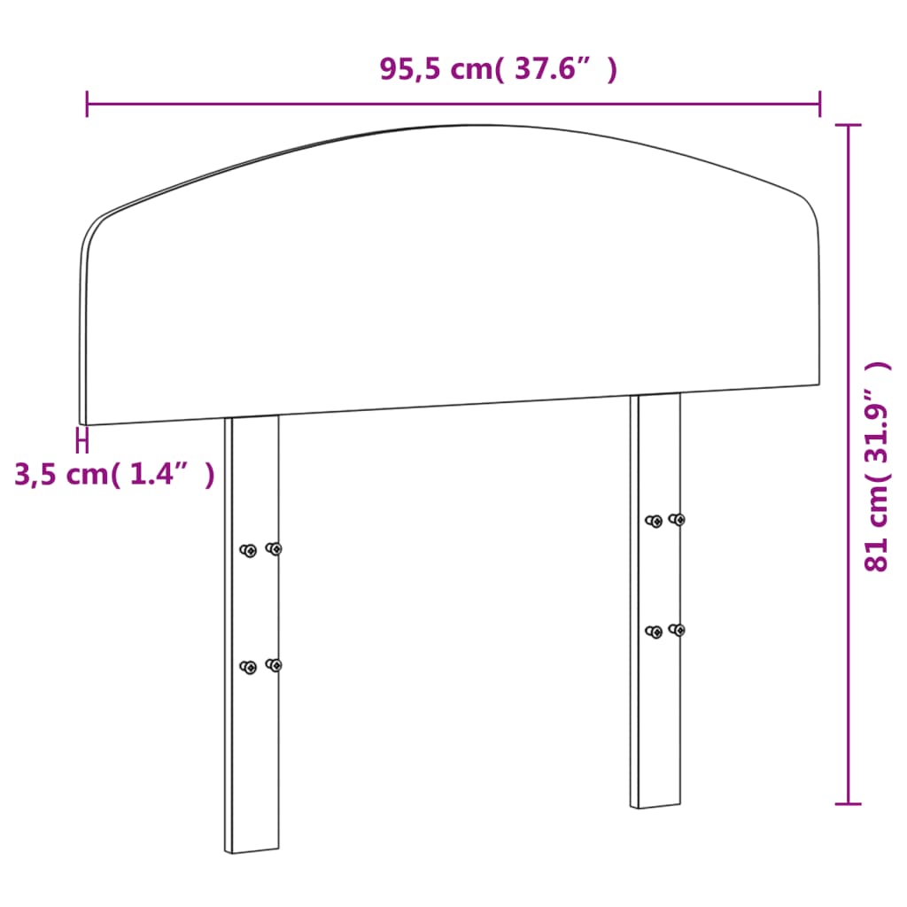 Headboard Solid Wood Pine