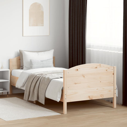 Bed Frame Without Mattress Solid Wood Pine