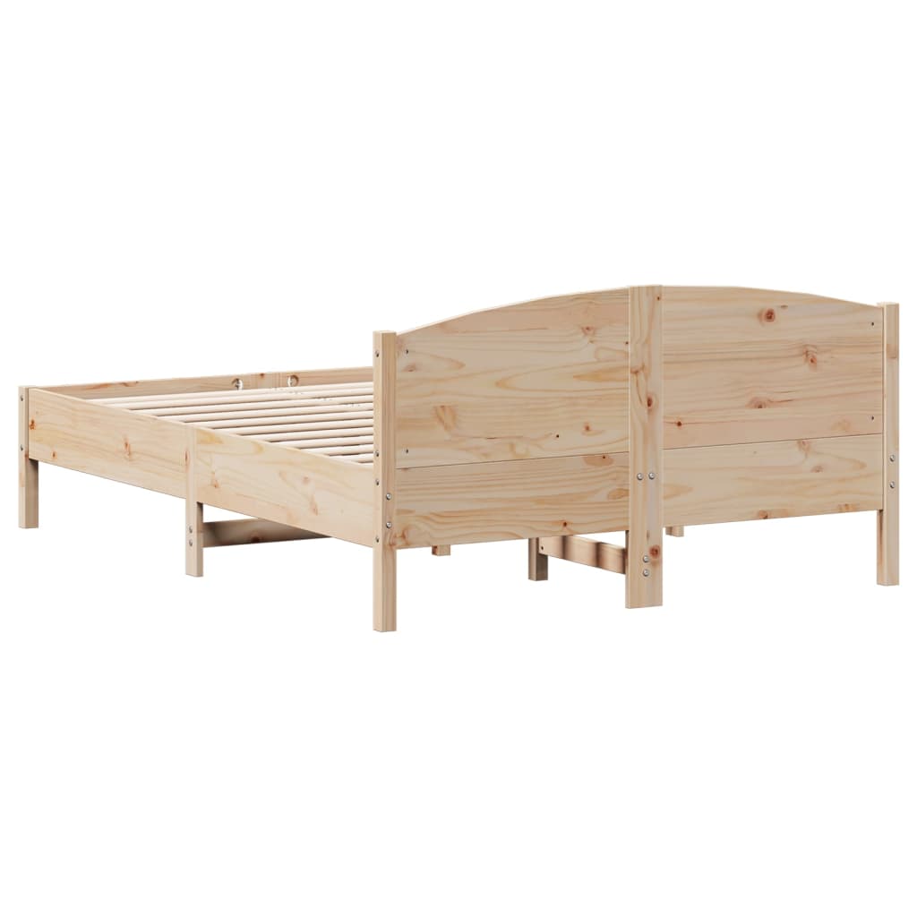 Bed Frame Without Mattress Solid Wood Pine