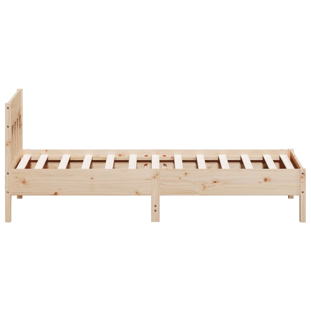 Bed Frame Without Mattress Solid Wood Pine