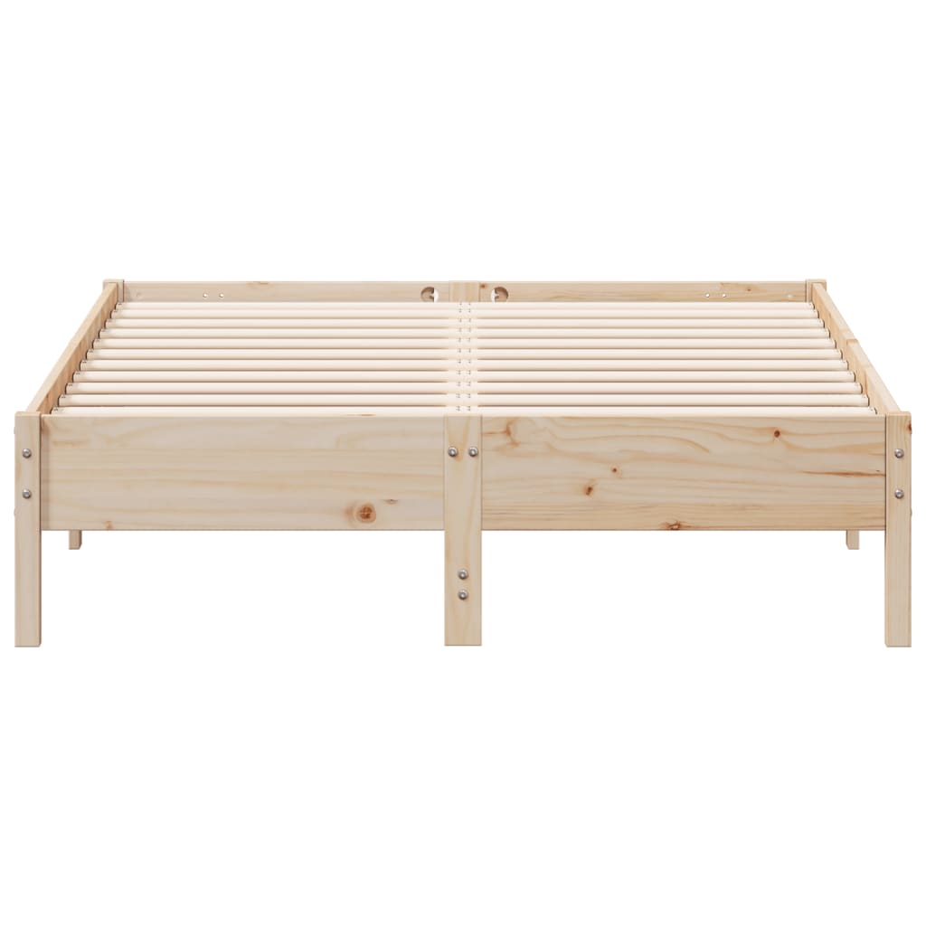 Bed Frame Without Mattress Solid Wood Pine