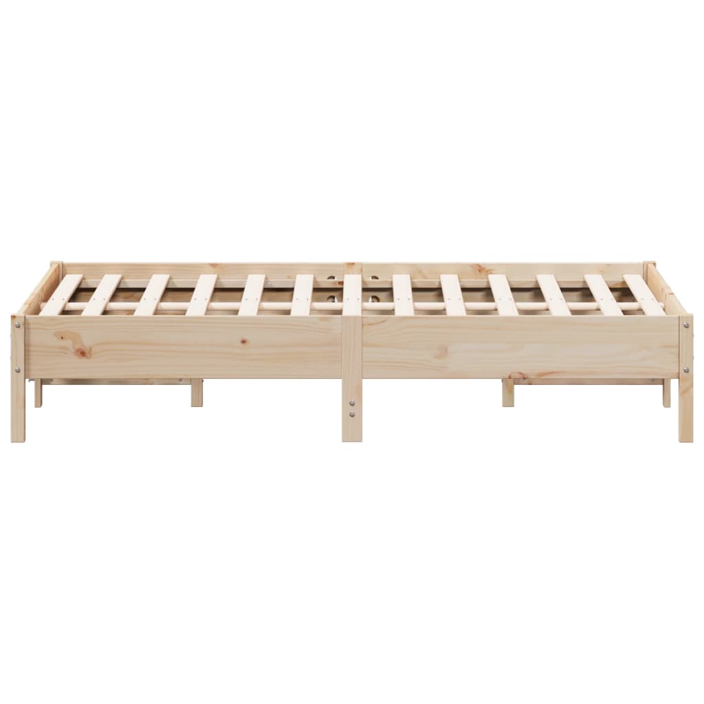 Bed Frame Without Mattress Solid Wood Pine
