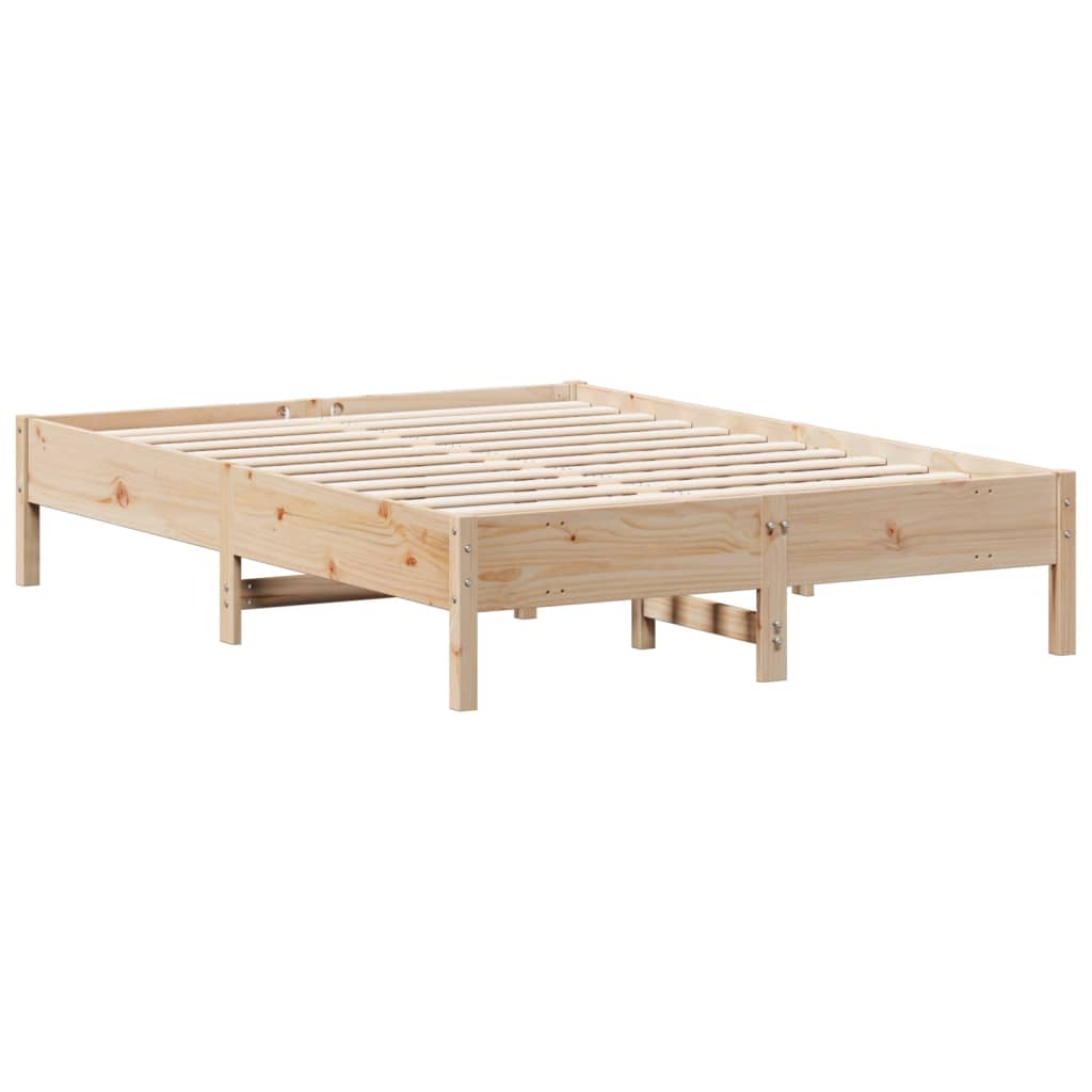 Bed Frame Without Mattress Solid Wood Pine