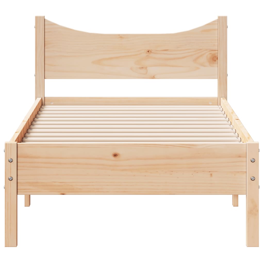 Bed Frame Without Mattress Solid Wood Pine