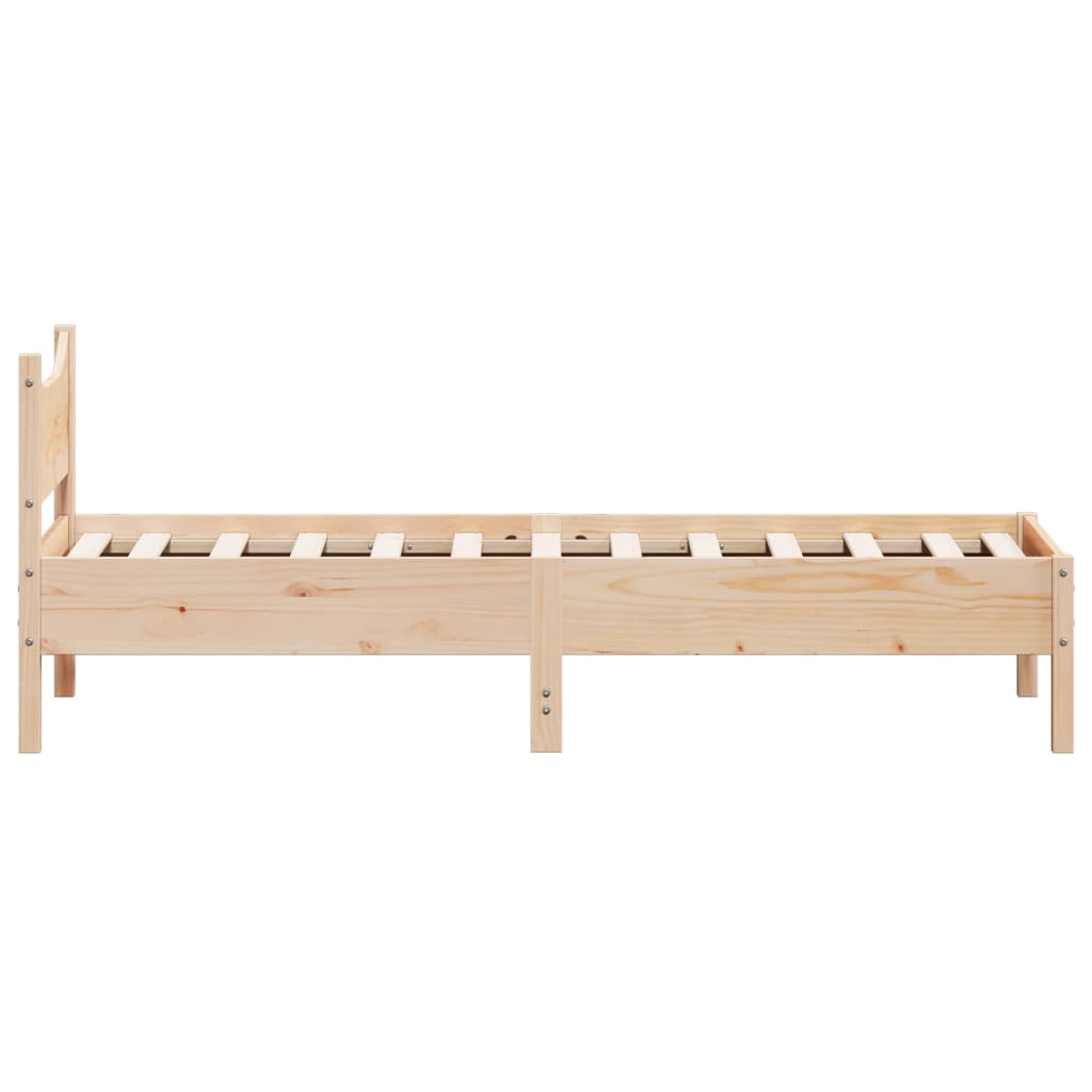 Bed Frame Without Mattress Solid Wood Pine