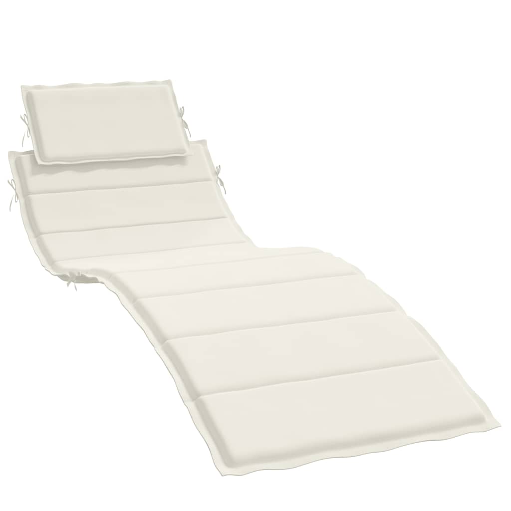 Sun Lounger Cushion 186X58X4 Cm Fabric