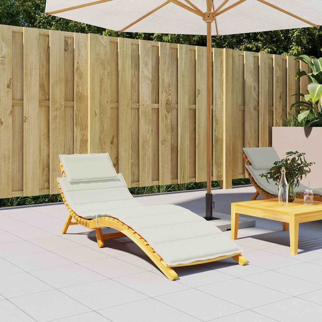 Sun Lounger Cushion 186X58X4 Cm Fabric