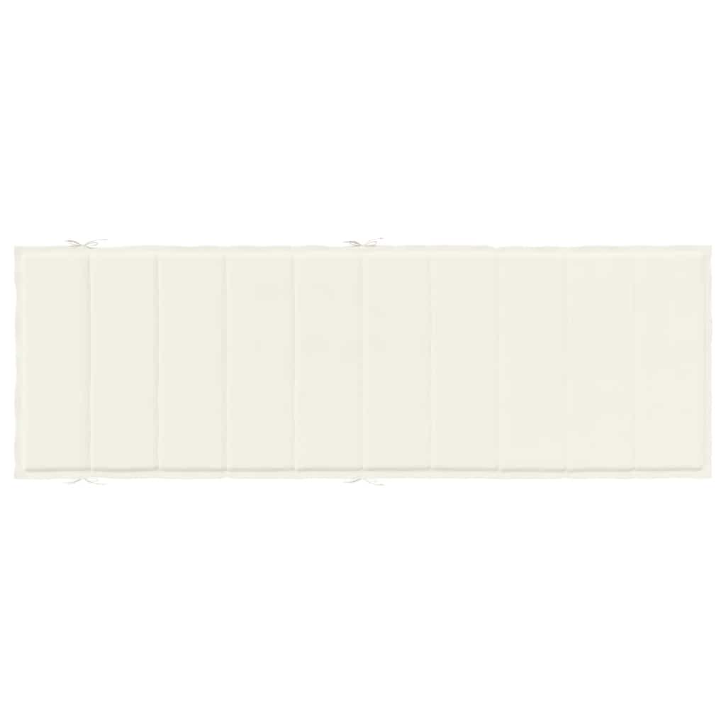 Sun Lounger Cushion 186X58X4 Cm Fabric