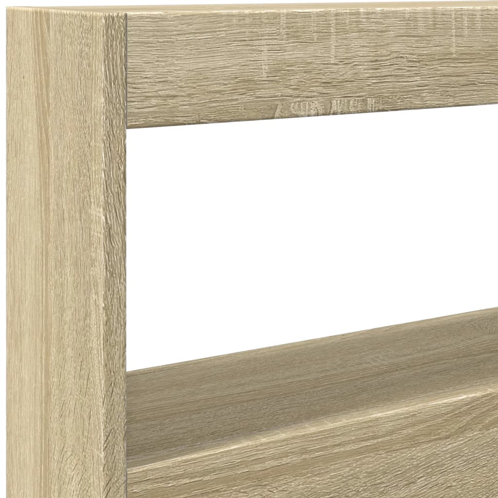 Headboard Cabinet With Led 120 Cm