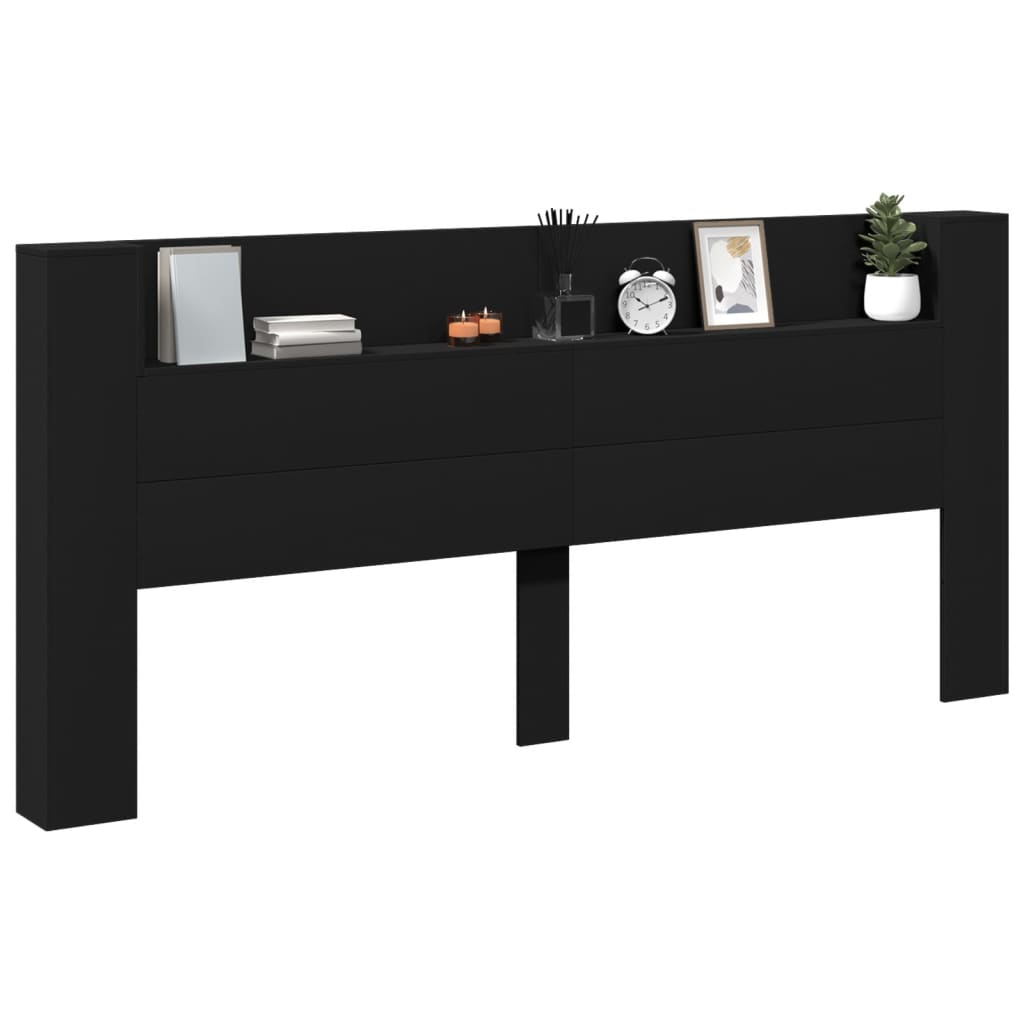 Headboard Cabinet With Led