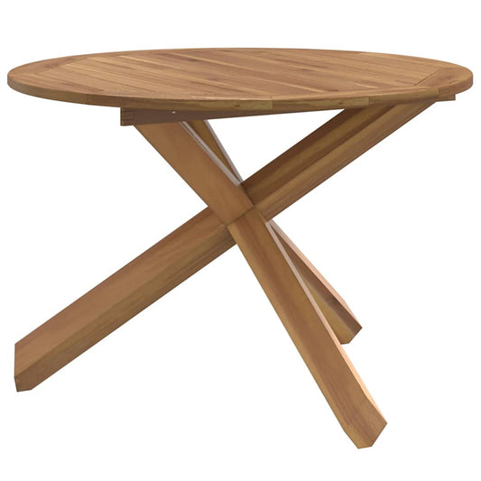 Garden Table Ø Solid Wood Teak