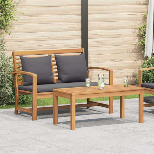 Garden Natural 110 X 64 X 76.5 Cm Solid Teak Wood