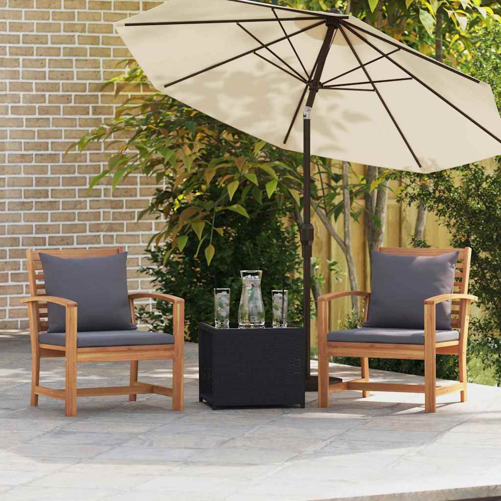 Garden Natural 110 X 64 X 76.5 Cm Solid Teak Wood