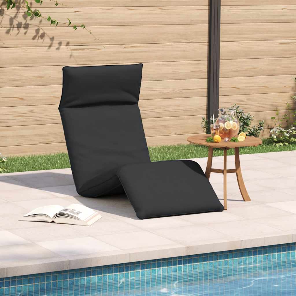 Folding Sun Lounger 175X54X8.5 Cm Oxford Fabric