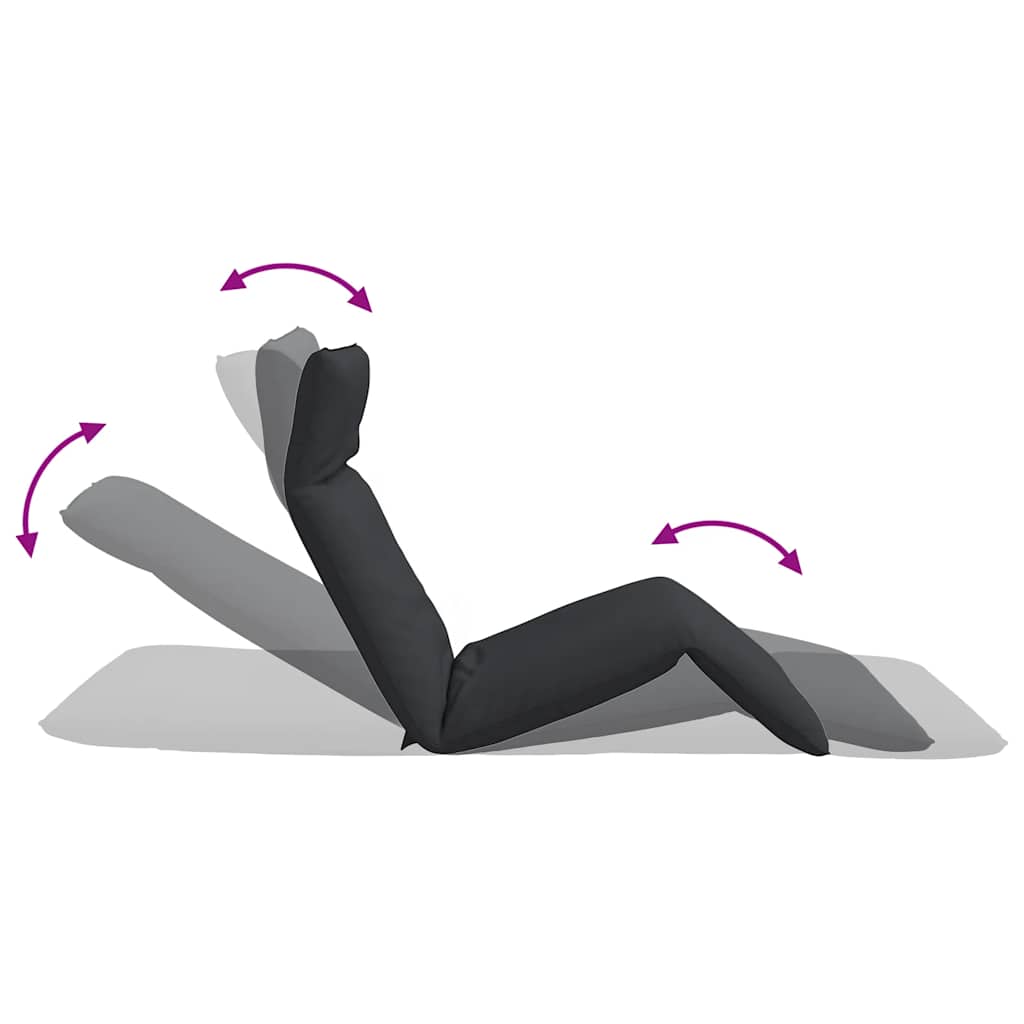 Folding Sun Lounger 175X54X8.5 Cm Oxford Fabric