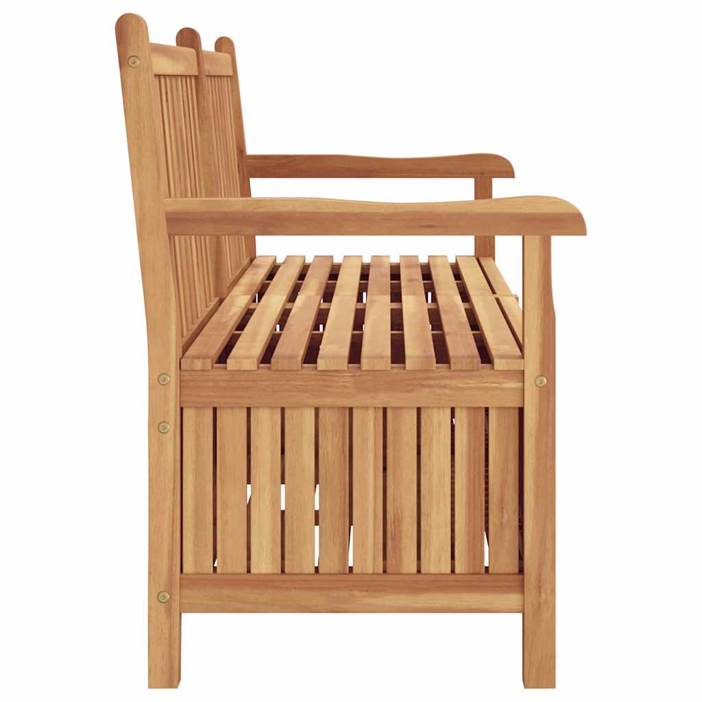 Garden Storage Bench Brown 150 X 60 X 90 Cm Solid Teak Wood