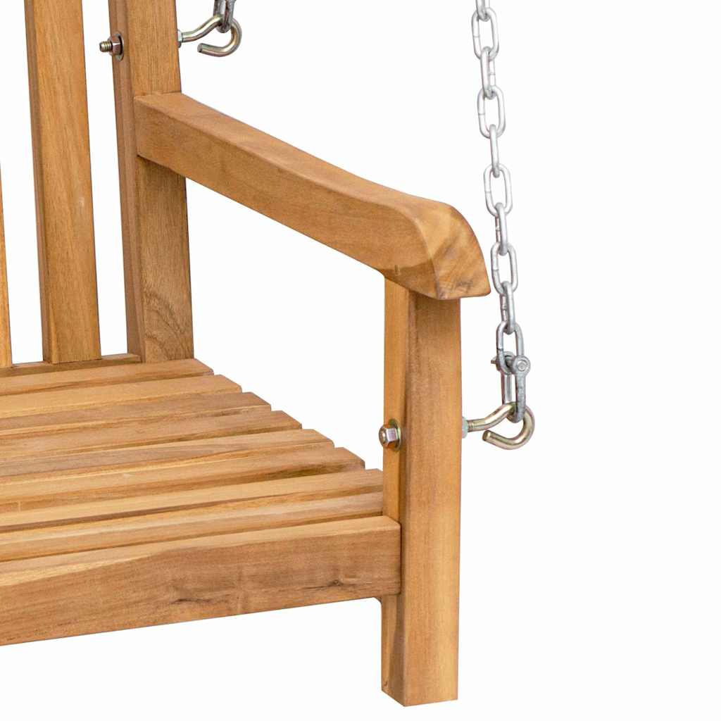 Swing Bench Other Brown 114 X 60 X 64 Cm Solid Teak Wood