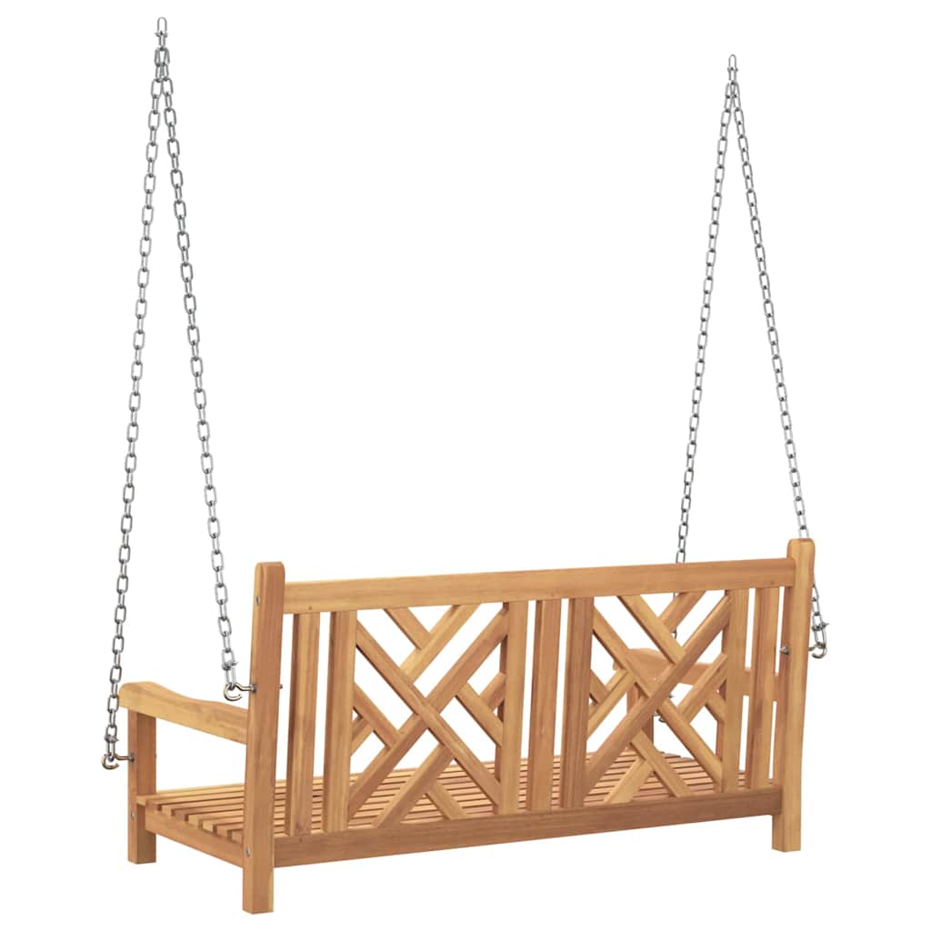 Swing Bench Other Brown 114 X 60 X 64 Cm Solid Teak Wood