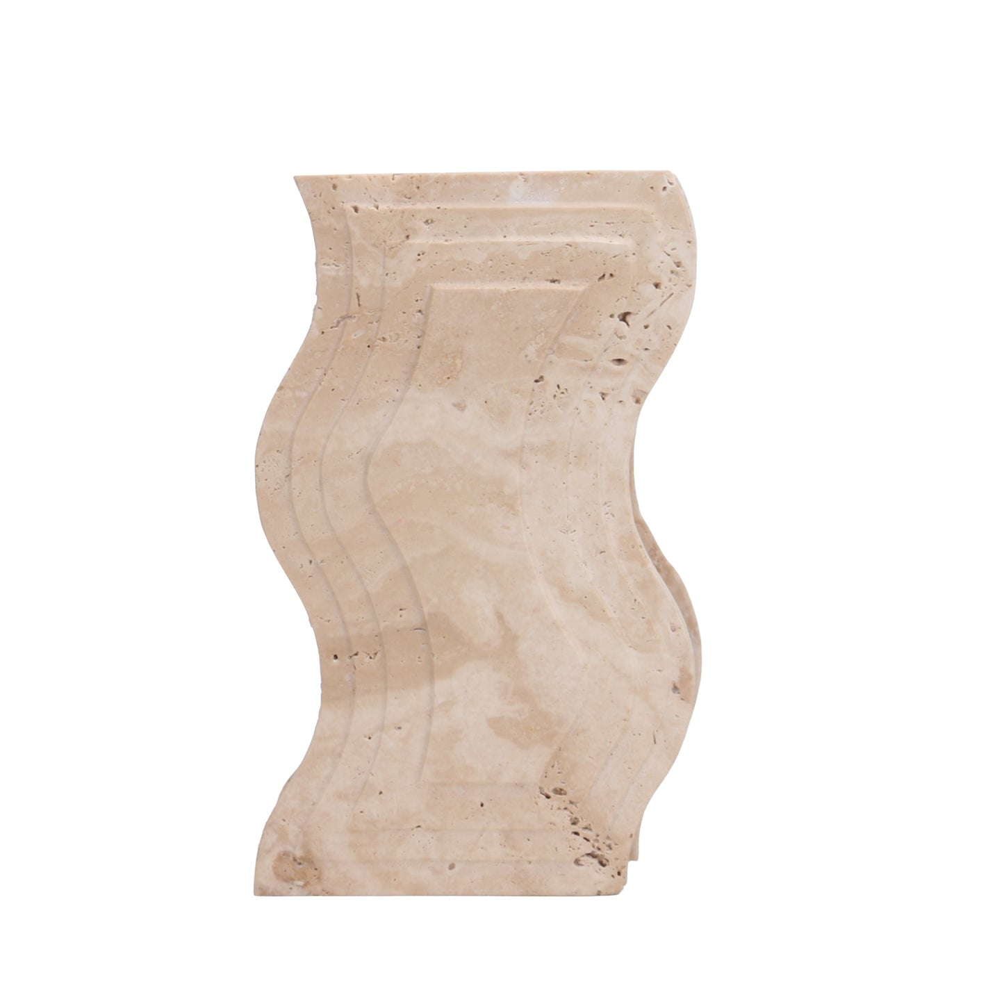 CAC10694-KM Curve Marble Base - Beige