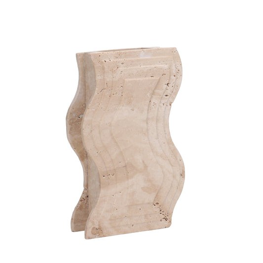 CAC10694-KM Curve Marble Base - Beige