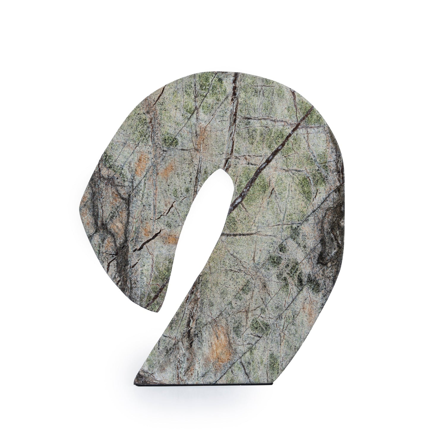 CAC10720-KM Sea Waves Marble Sculpture - Green