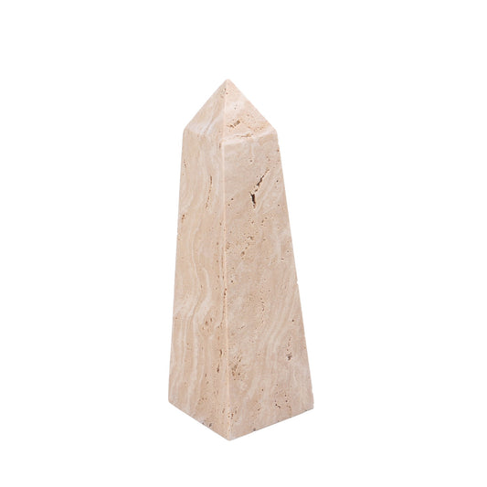 CAC10722-KM Obelisks Large Sculpture - Beige