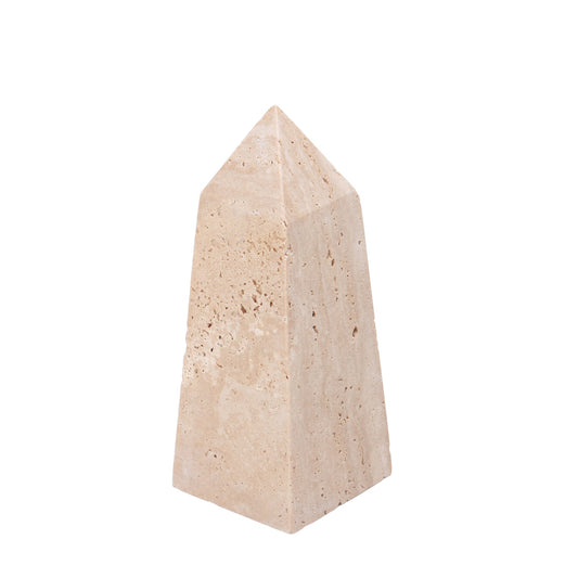 CAC10723-KM Obelisks Small Sculpture - Beige