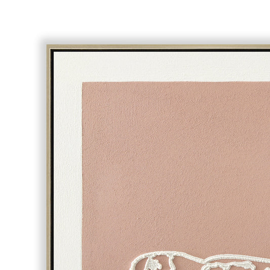 CAR12216-CLO 60 x 90cm Framed Canvas - Natural