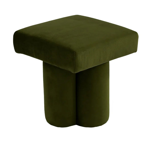 Ace Stool - Olive Velvet