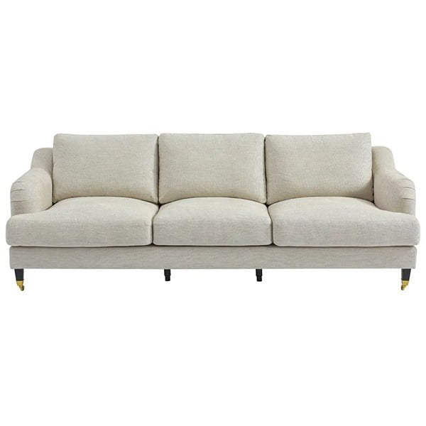 Aerin 3 Seater Sofa - Natural Linen
